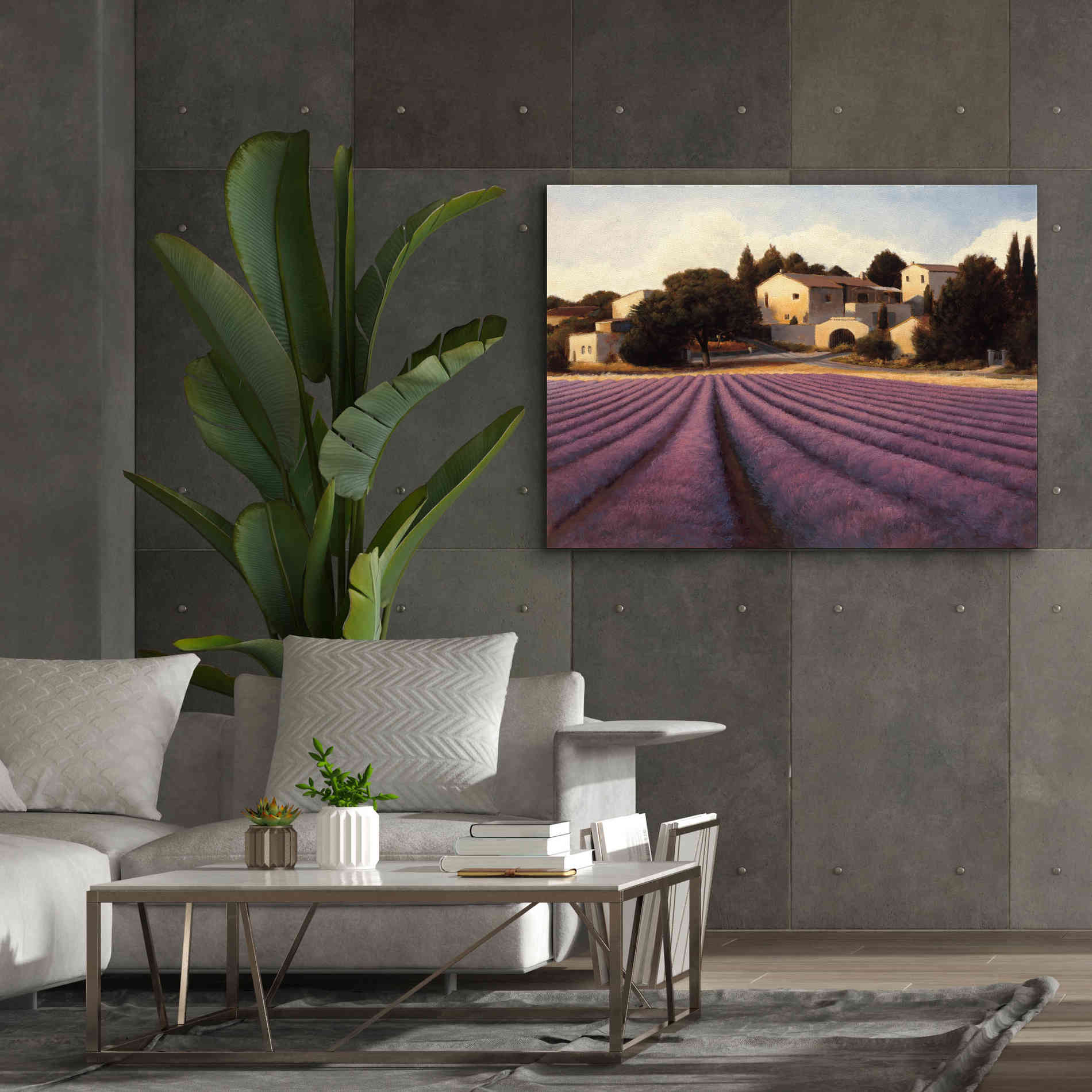 Epic Art 'Lavender Fields I' by James Wiens, Canvas Wall Art,54 x 40
