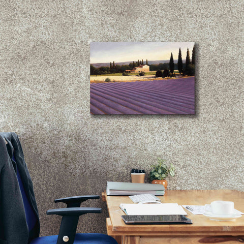 Image of Epic Art 'Lavender Fields II' by James Wiens, Canvas Wall Art,24 x 20