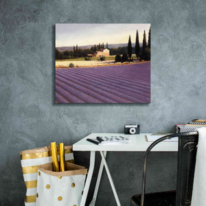 Epic Art 'Lavender Fields II' by James Wiens, Canvas Wall Art,24 x 20