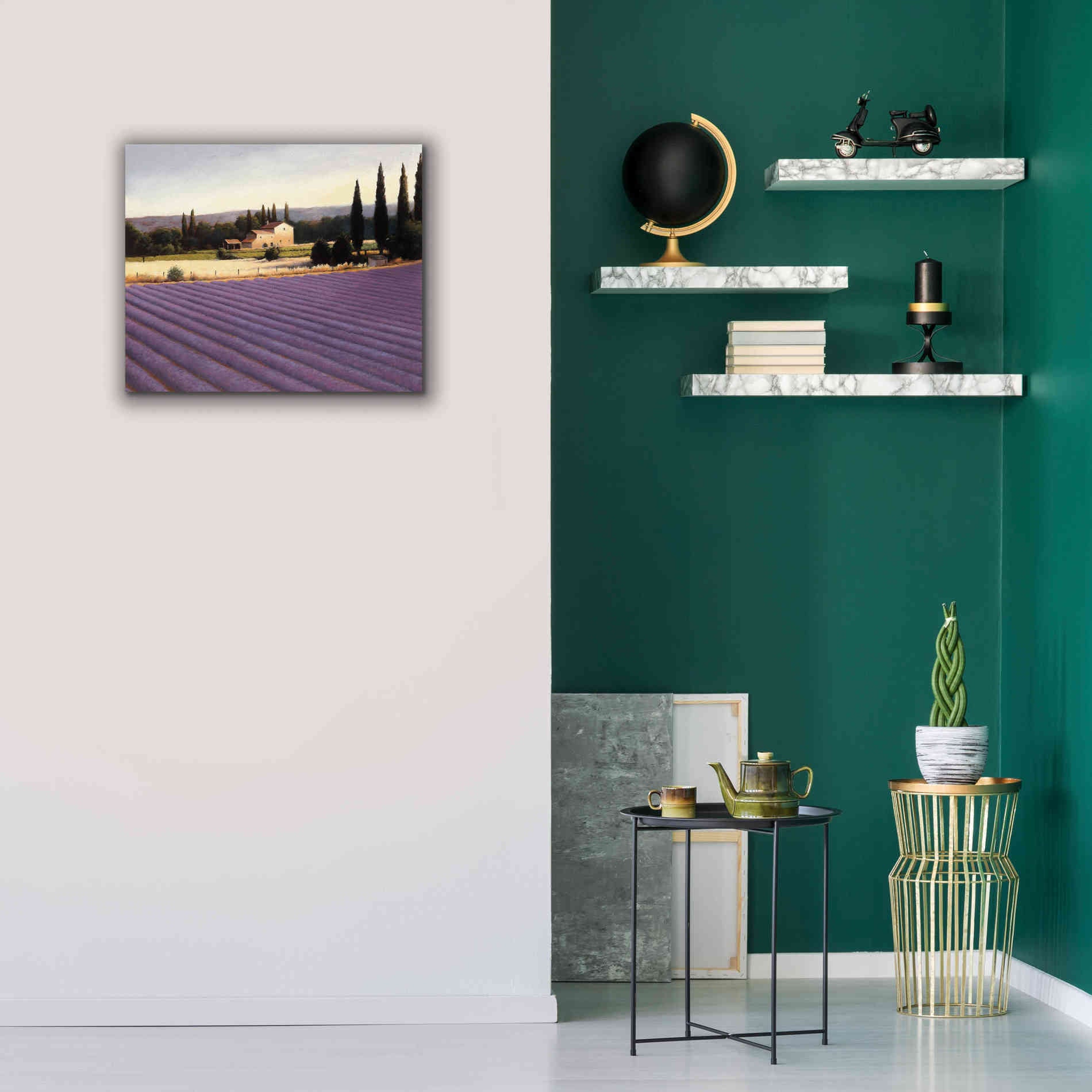 Epic Art 'Lavender Fields II' by James Wiens, Canvas Wall Art,24 x 20