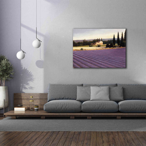 Image of Epic Art 'Lavender Fields II' by James Wiens, Canvas Wall Art,54 x 40
