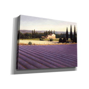 Epic Art 'Lavender Fields II' by James Wiens, Canvas Wall Art,16x12x1.1x0,24x20x1.1x0,30x26x1.74x0,54x40x1.74x0