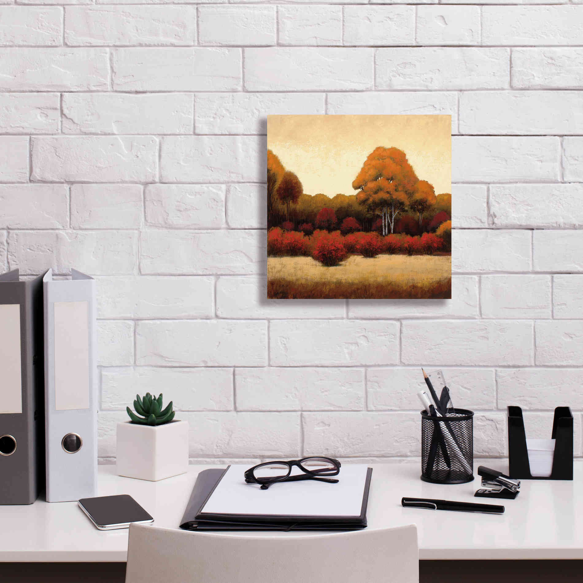 Epic Art 'Autumn Forest I' by James Wiens, Canvas Wall Art,12 x 12