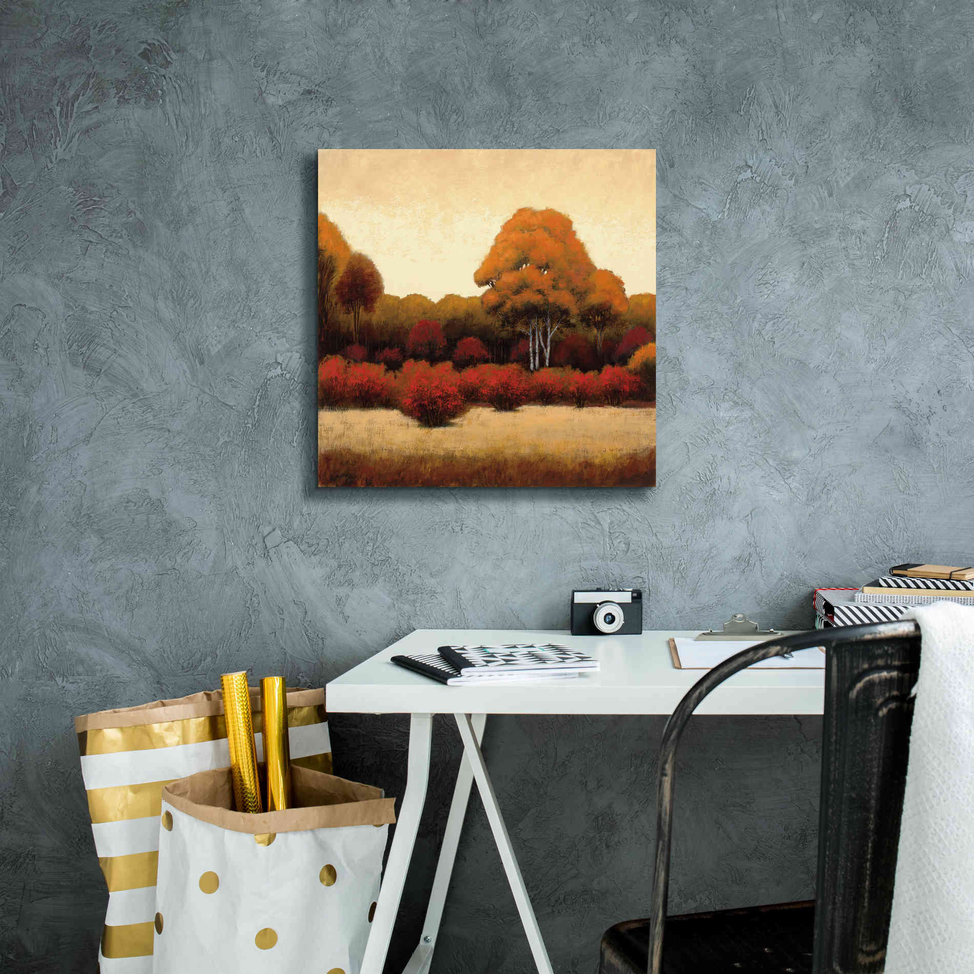 Epic Art 'Autumn Forest I' by James Wiens, Canvas Wall Art,18 x 18