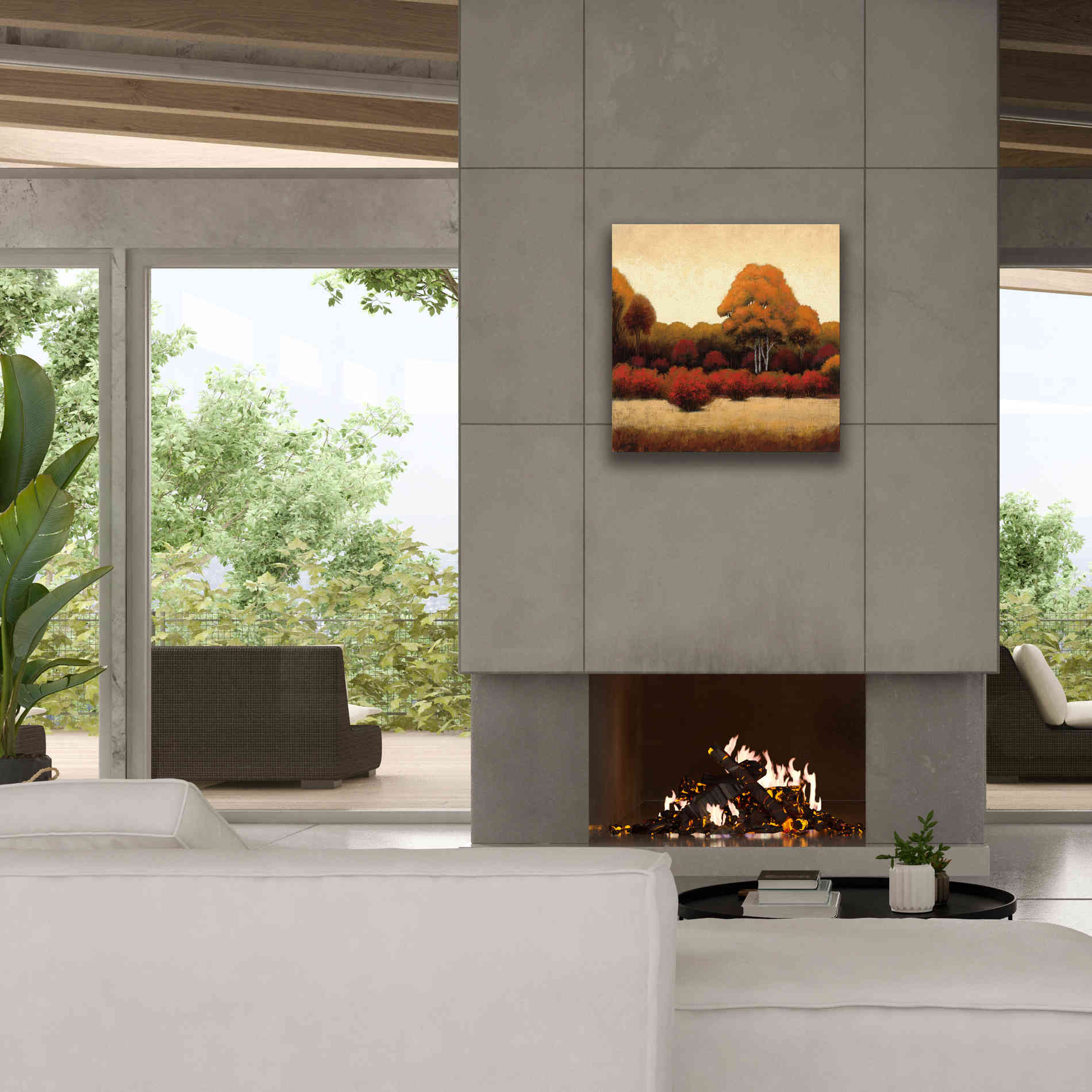 Epic Art 'Autumn Forest I' by James Wiens, Canvas Wall Art,26 x 26