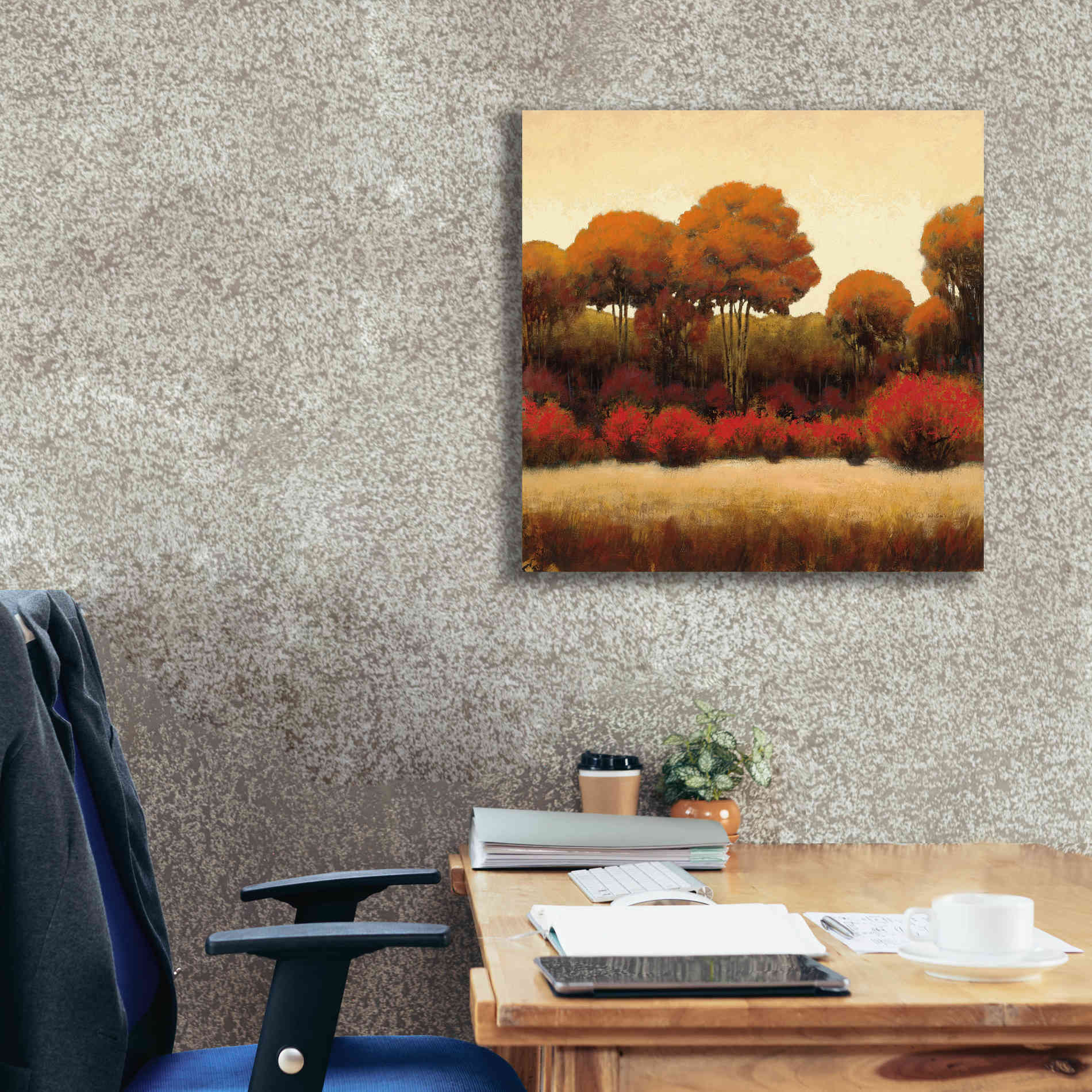 Epic Art 'Autumn Forest II' by James Wiens, Canvas Wall Art,26 x 26
