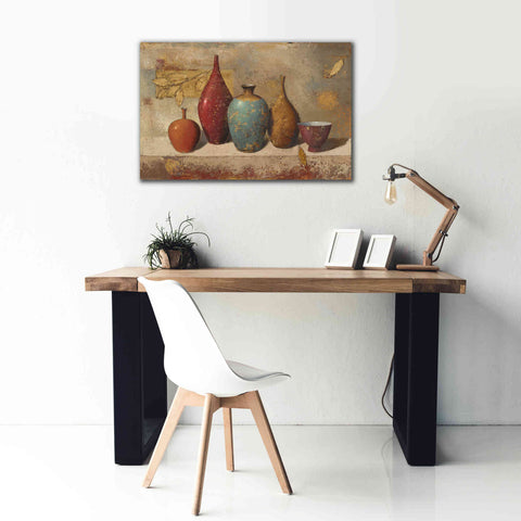 Image of Epic Art 'Leaves and Vessels' by James Wiens, Canvas Wall Art,40 x 26