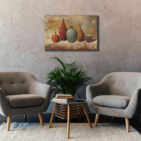 Image of Epic Art 'Leaves and Vessels' by James Wiens, Canvas Wall Art,40 x 26