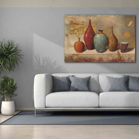 Image of Epic Art 'Leaves and Vessels' by James Wiens, Canvas Wall Art,60 x 40