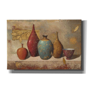 Epic Art 'Leaves and Vessels' by James Wiens, Canvas Wall Art,18x12x1.1x0,26x18x1.1x0,40x26x1.74x0,60x40x1.74x0