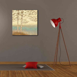 Epic Art 'Golden Birch I' by James Wiens, Canvas Wall Art,26 x 26