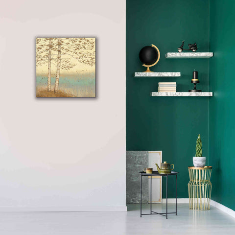 Image of Epic Art 'Golden Birch I' by James Wiens, Canvas Wall Art,26 x 26