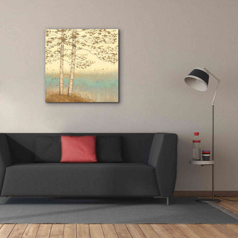 Image of Epic Art 'Golden Birch I' by James Wiens, Canvas Wall Art,37 x 37