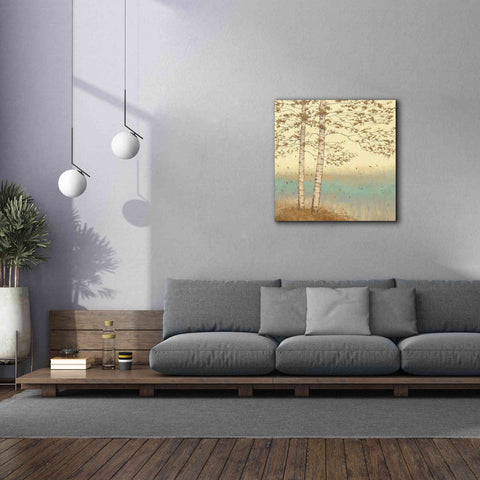 Image of Epic Art 'Golden Birch I' by James Wiens, Canvas Wall Art,37 x 37