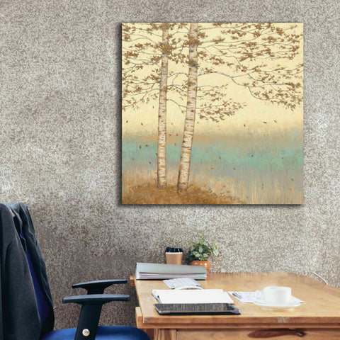 Image of Epic Art 'Golden Birch I' by James Wiens, Canvas Wall Art,37 x 37
