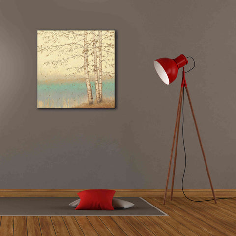 Image of Epic Art 'Golden Birch II' by James Wiens, Canvas Wall Art,26 x 26