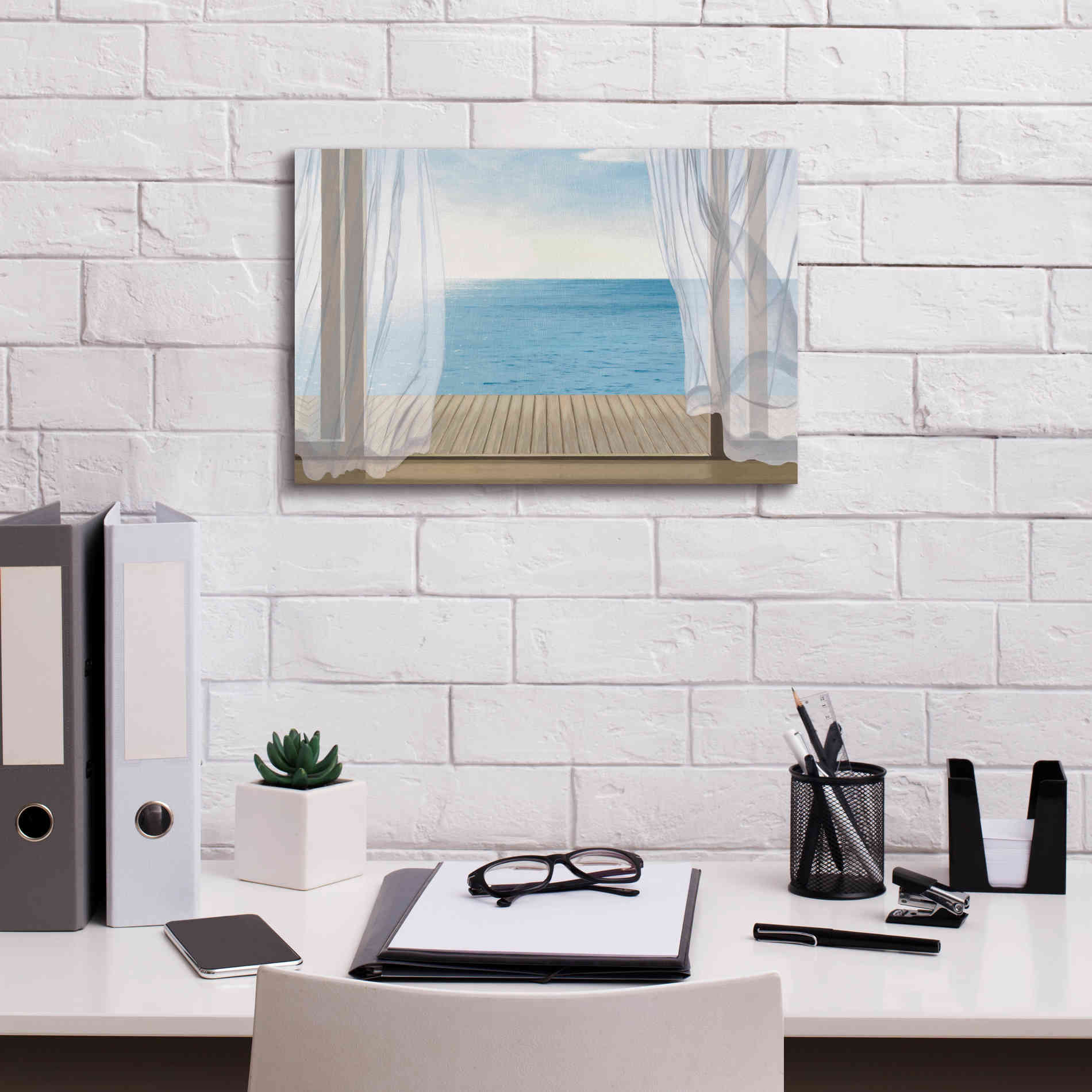 Epic Art 'Blue Breeze' by James Wiens, Canvas Wall Art,18 x 12