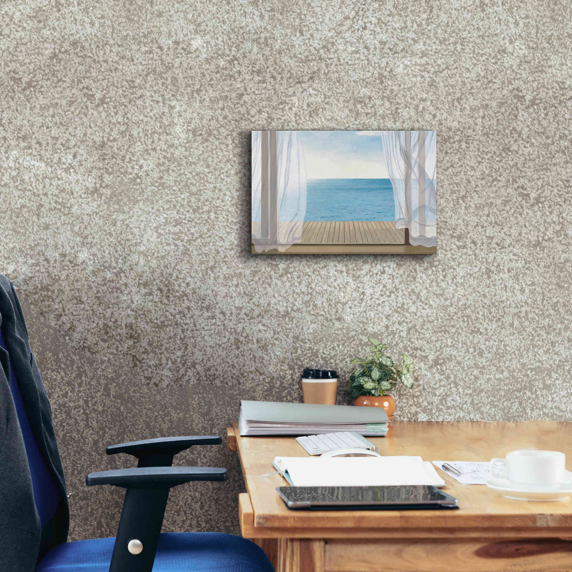 Epic Art 'Blue Breeze' by James Wiens, Canvas Wall Art,18 x 12