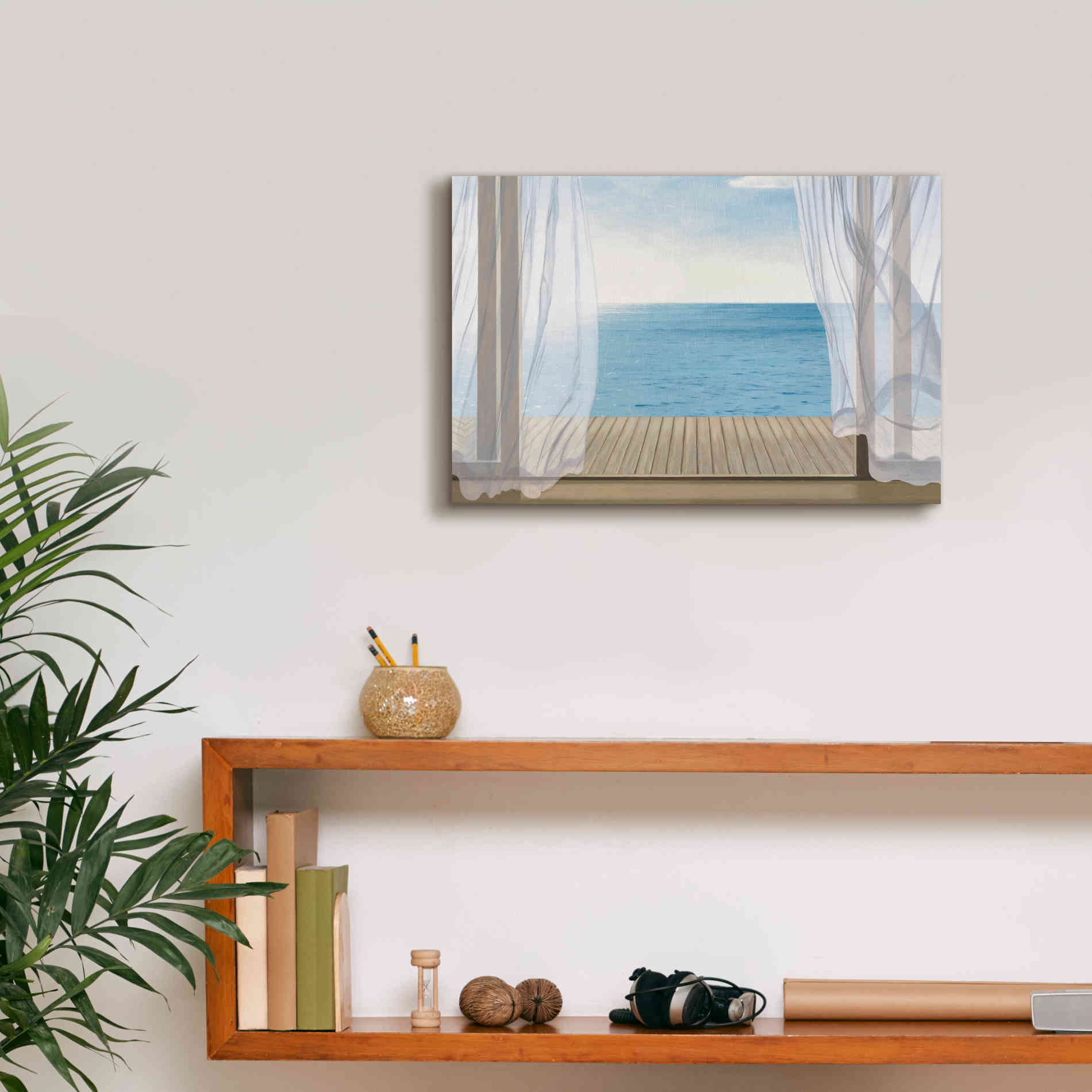 Epic Art 'Blue Breeze' by James Wiens, Canvas Wall Art,18 x 12