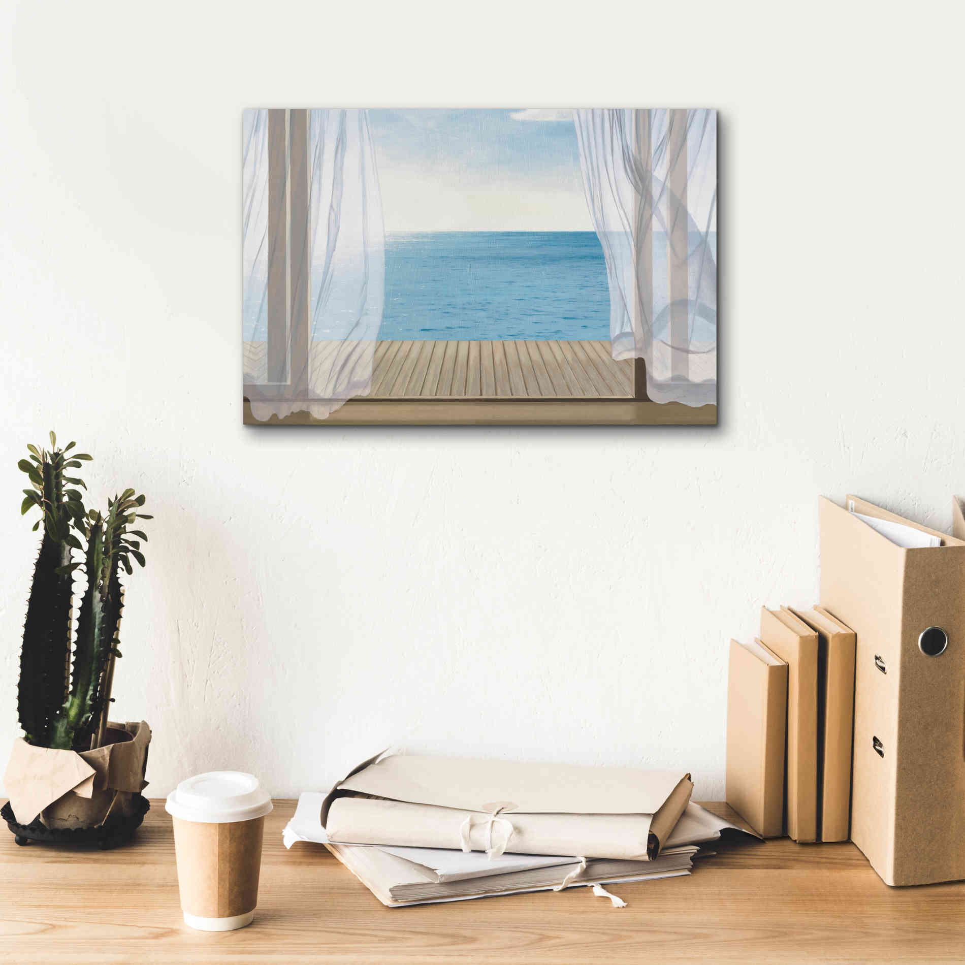 Epic Art 'Blue Breeze' by James Wiens, Canvas Wall Art,18 x 12