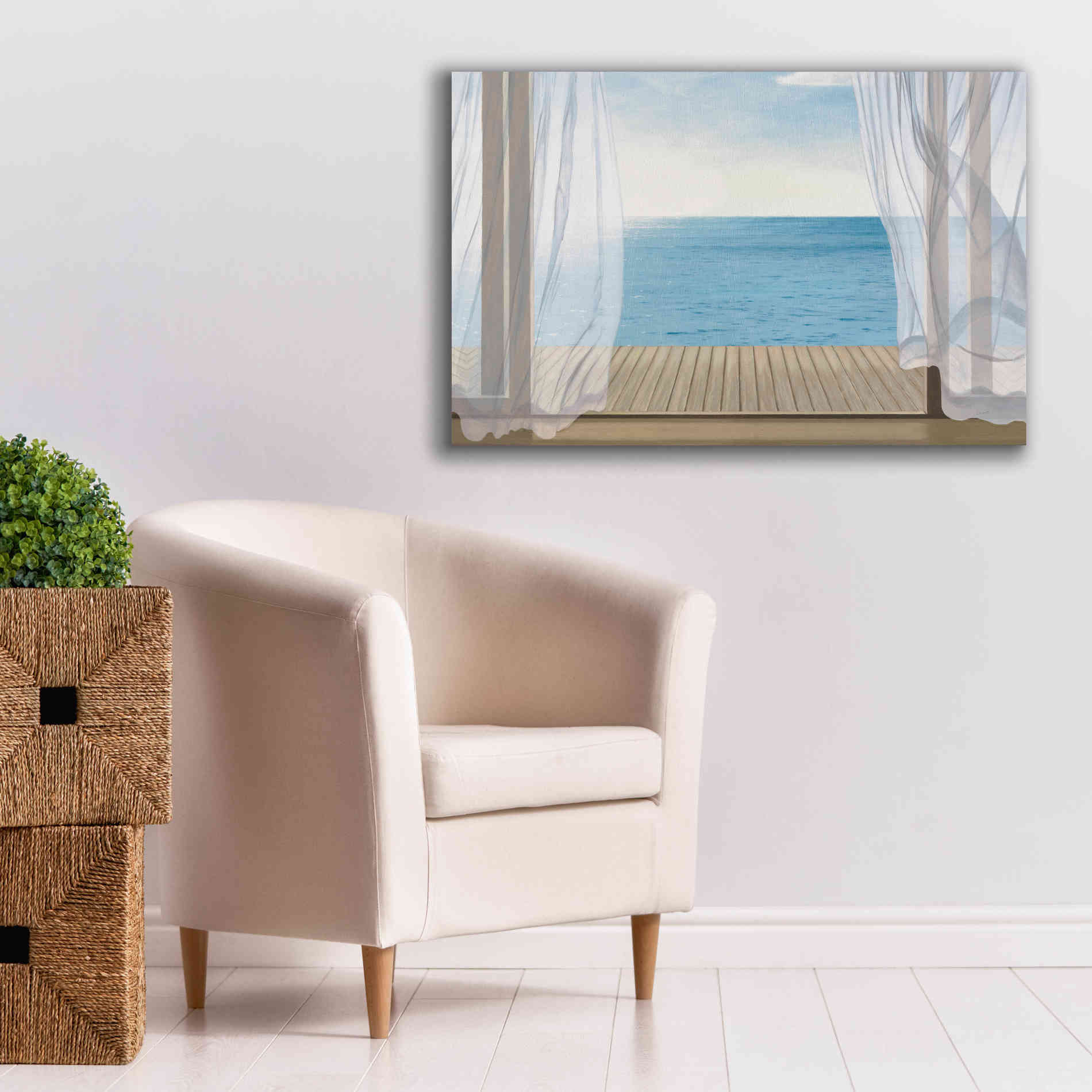 Epic Art 'Blue Breeze' by James Wiens, Canvas Wall Art,40 x 26