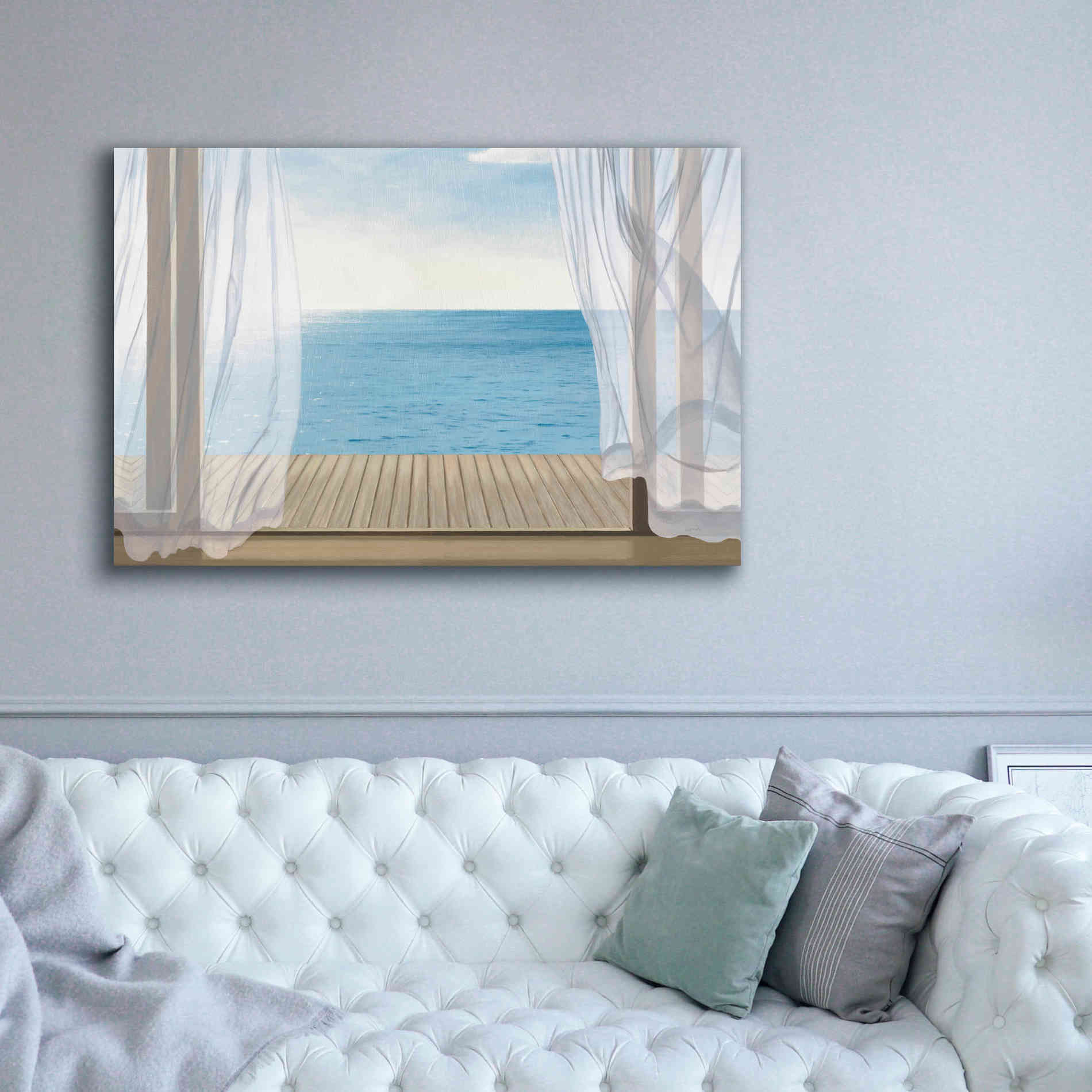 Epic Art 'Blue Breeze' by James Wiens, Canvas Wall Art,60 x 40