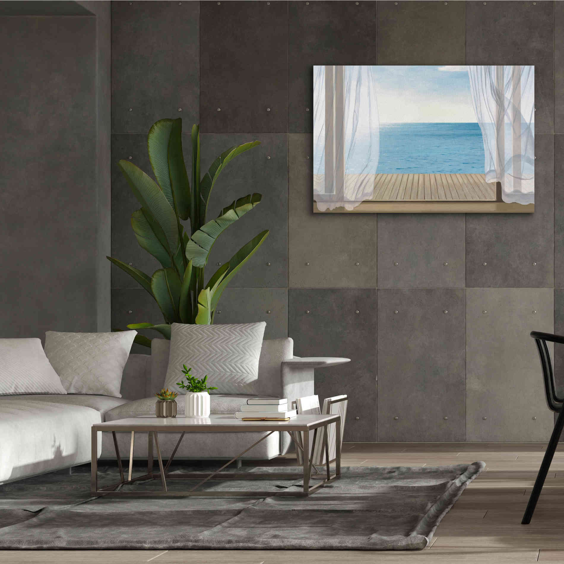 Epic Art 'Blue Breeze' by James Wiens, Canvas Wall Art,60 x 40