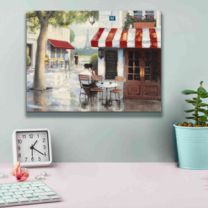 Epic Art 'Relaxing at the Cafe II' by James Wiens, Canvas Wall Art,16 x 12