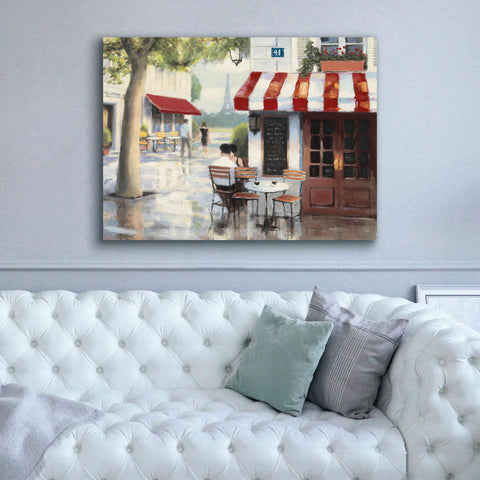 Image of Epic Art 'Relaxing at the Cafe II' by James Wiens, Canvas Wall Art,54 x 40
