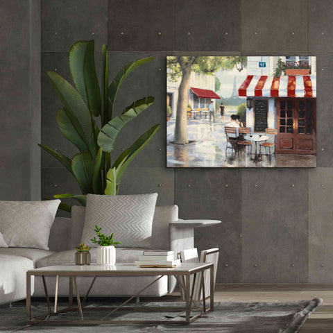 Image of Epic Art 'Relaxing at the Cafe II' by James Wiens, Canvas Wall Art,54 x 40