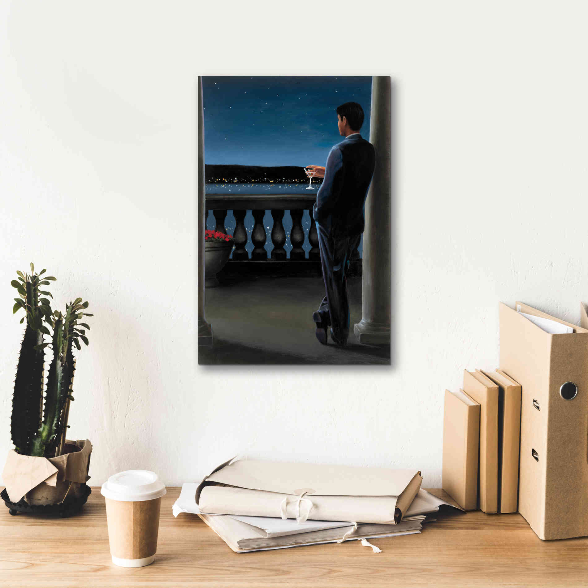 Epic Art 'Thinking of Her' by James Wiens, Canvas Wall Art,12 x 18