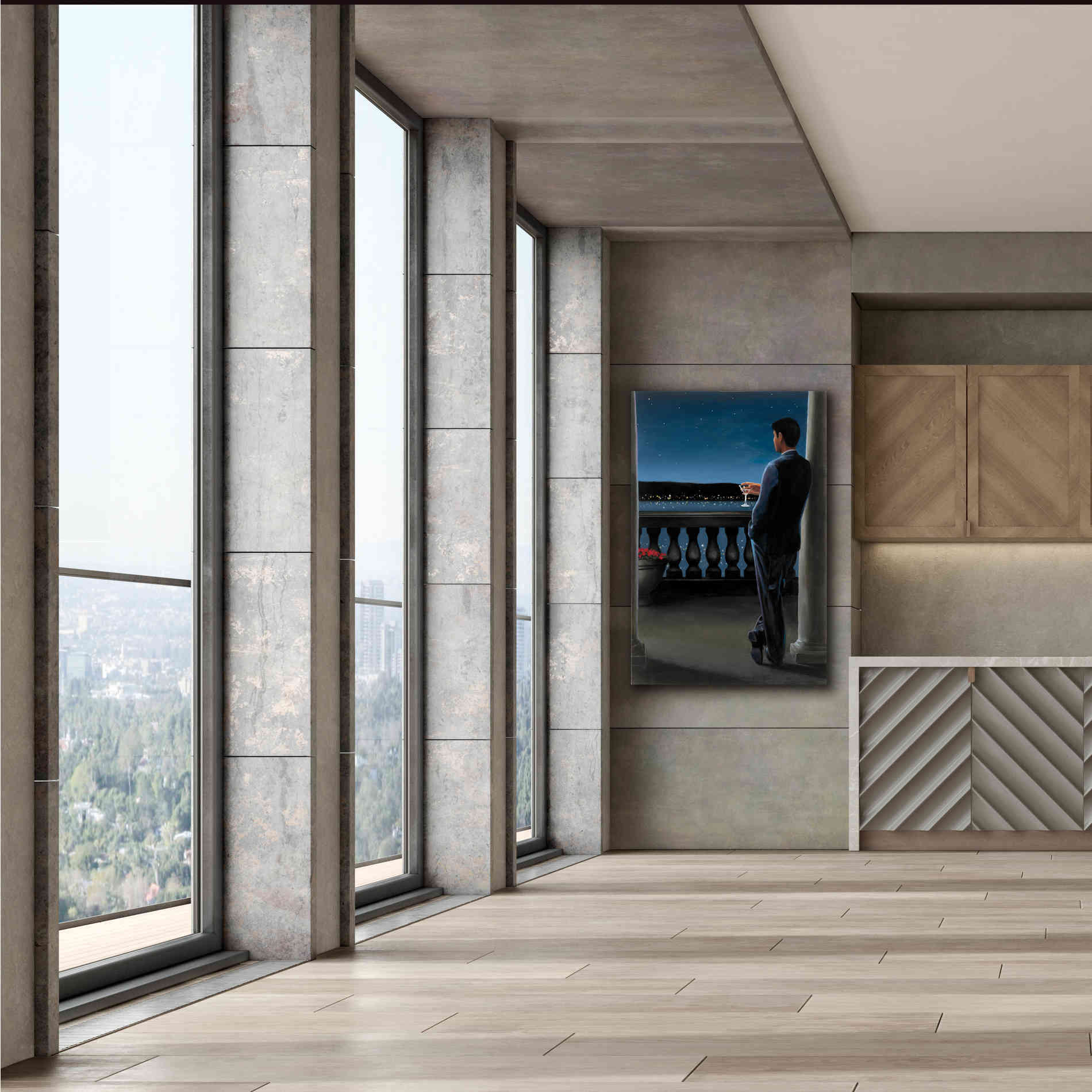 Epic Art 'Thinking of Her' by James Wiens, Canvas Wall Art,40 x 60