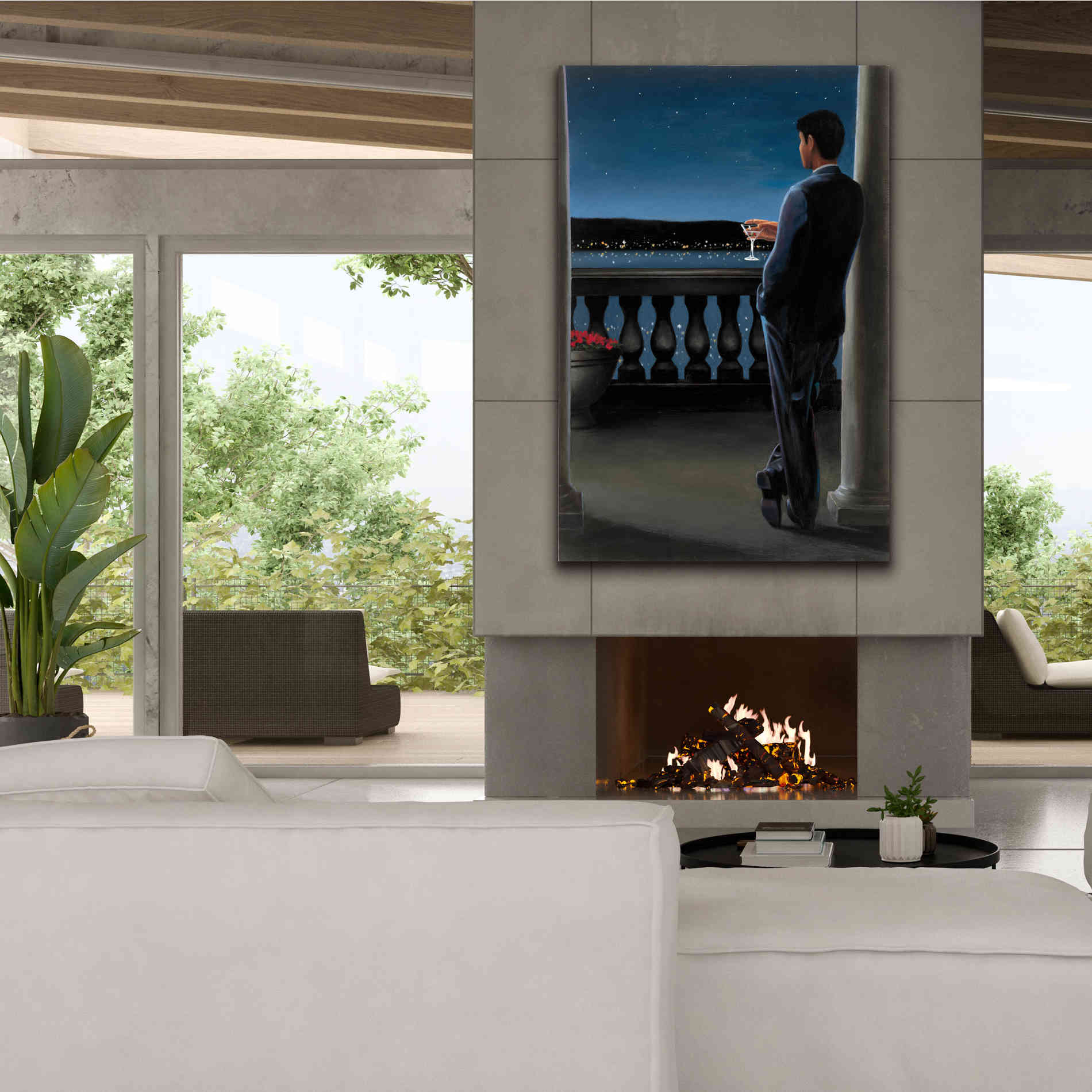 Epic Art 'Thinking of Her' by James Wiens, Canvas Wall Art,40 x 60