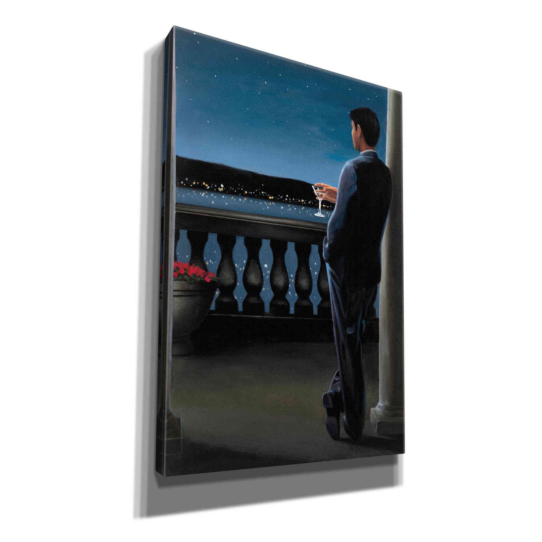 Epic Art 'Thinking of Her' by James Wiens, Canvas Wall Art,12x18x1.1x0,18x26x1.1x0,26x40x1.74x0,40x60x1.74x0