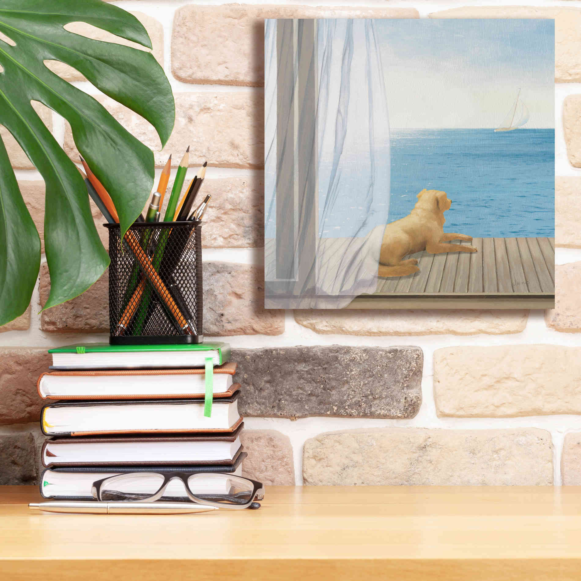 Epic Art 'Blue Breeze II' by James Wiens, Canvas Wall Art,12 x 12