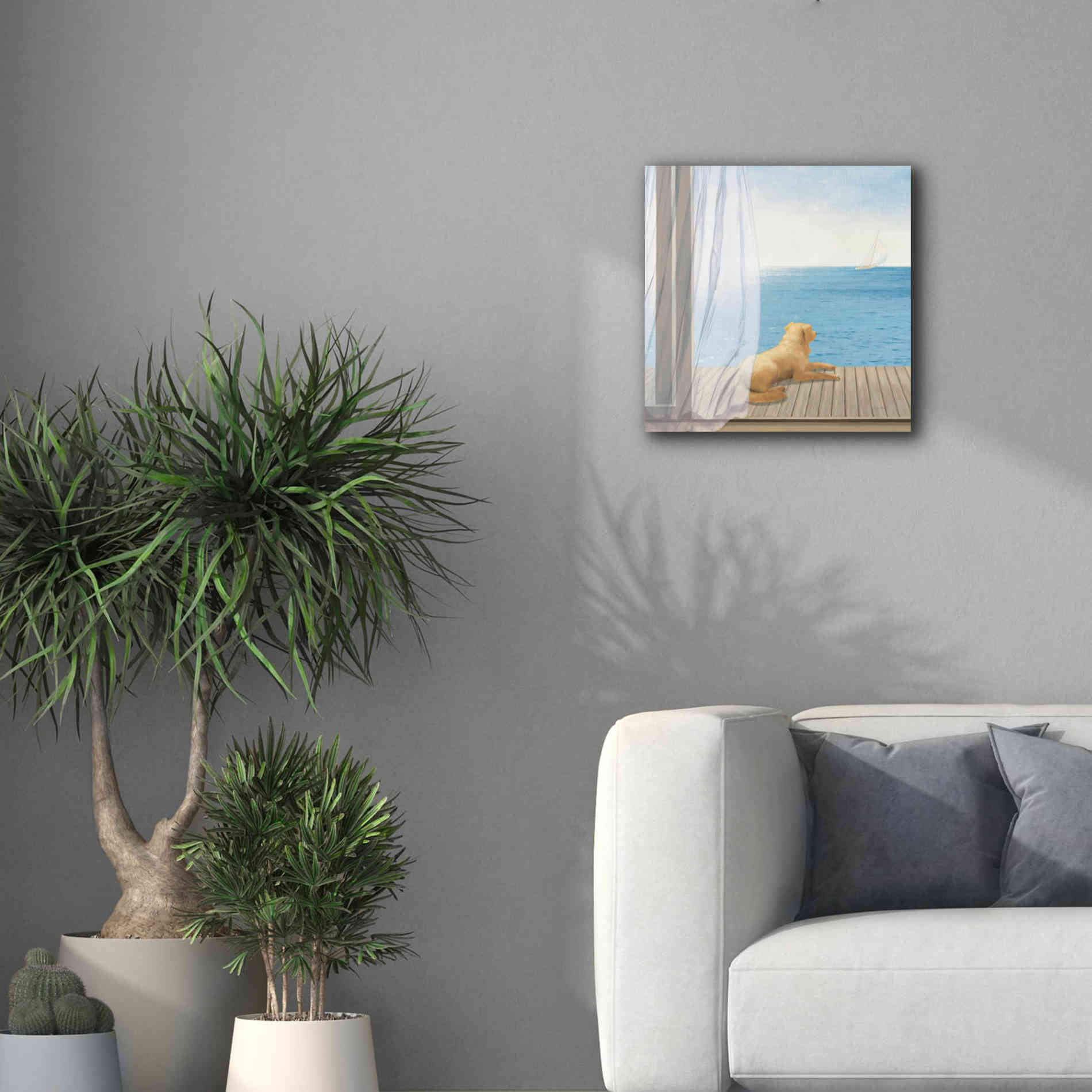 Epic Art 'Blue Breeze II' by James Wiens, Canvas Wall Art,18 x 18