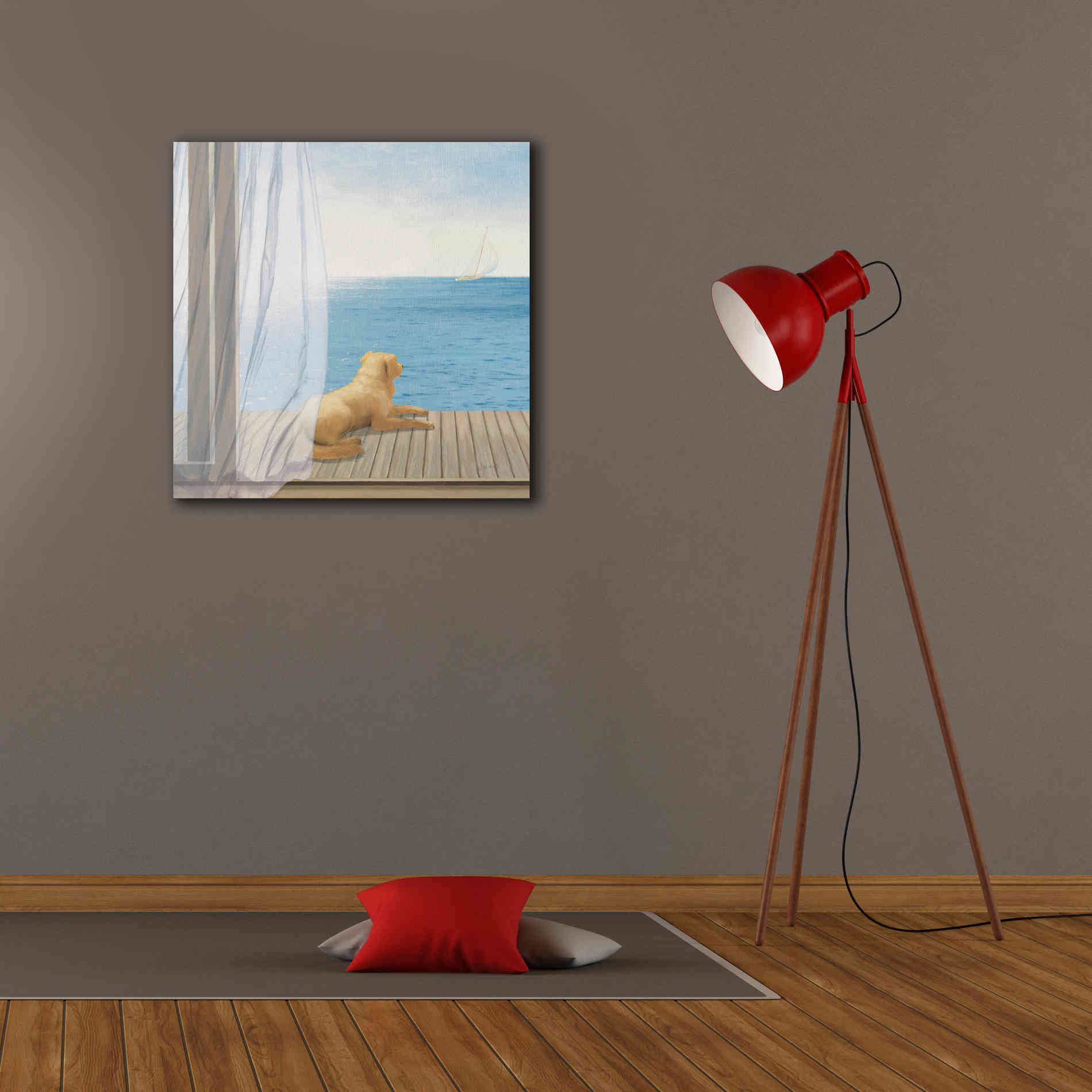 Epic Art 'Blue Breeze II' by James Wiens, Canvas Wall Art,26 x 26