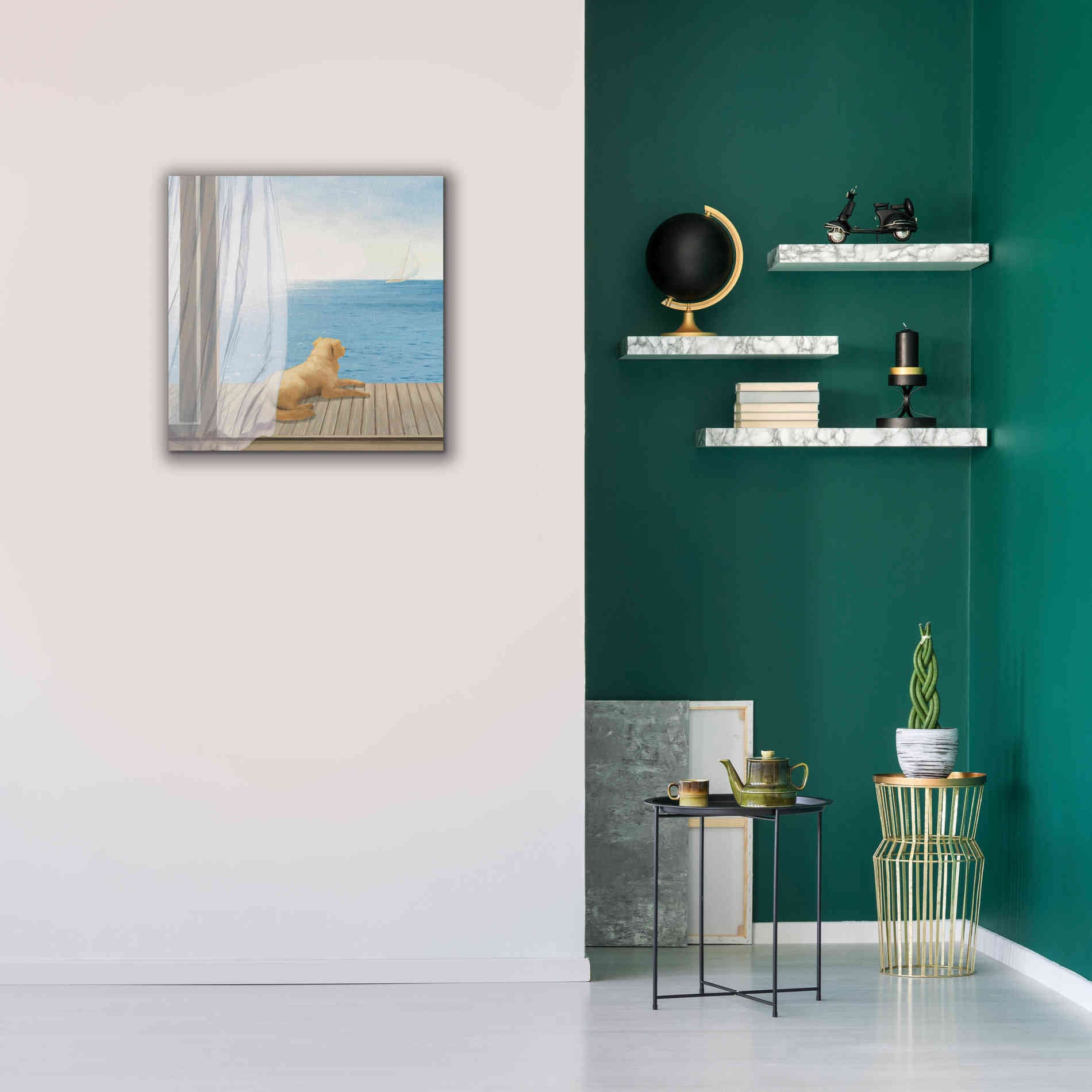 Epic Art 'Blue Breeze II' by James Wiens, Canvas Wall Art,26 x 26