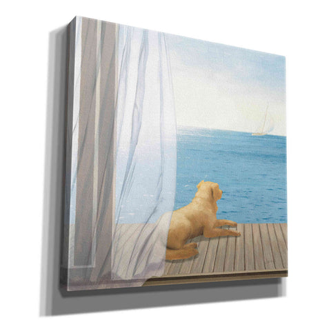Image of Epic Art 'Blue Breeze II' by James Wiens, Canvas Wall Art,12x12x1.1x0,18x18x1.1x0,26x26x1.74x0,37x37x1.74x0
