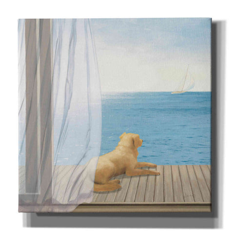 Image of Epic Art 'Blue Breeze II' by James Wiens, Canvas Wall Art,12x12x1.1x0,18x18x1.1x0,26x26x1.74x0,37x37x1.74x0