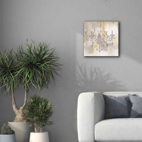 Image of Epic Art 'Candelabra Gold I' by James Wiens, Canvas Wall Art,18 x 18