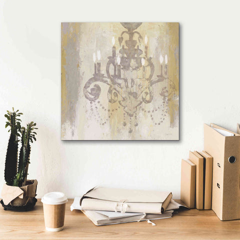 Image of Epic Art 'Candelabra Gold II' by James Wiens, Canvas Wall Art,18 x 18