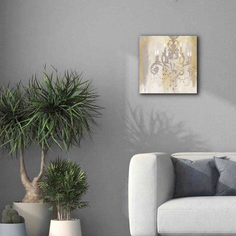 Image of Epic Art 'Candelabra Gold II' by James Wiens, Canvas Wall Art,18 x 18