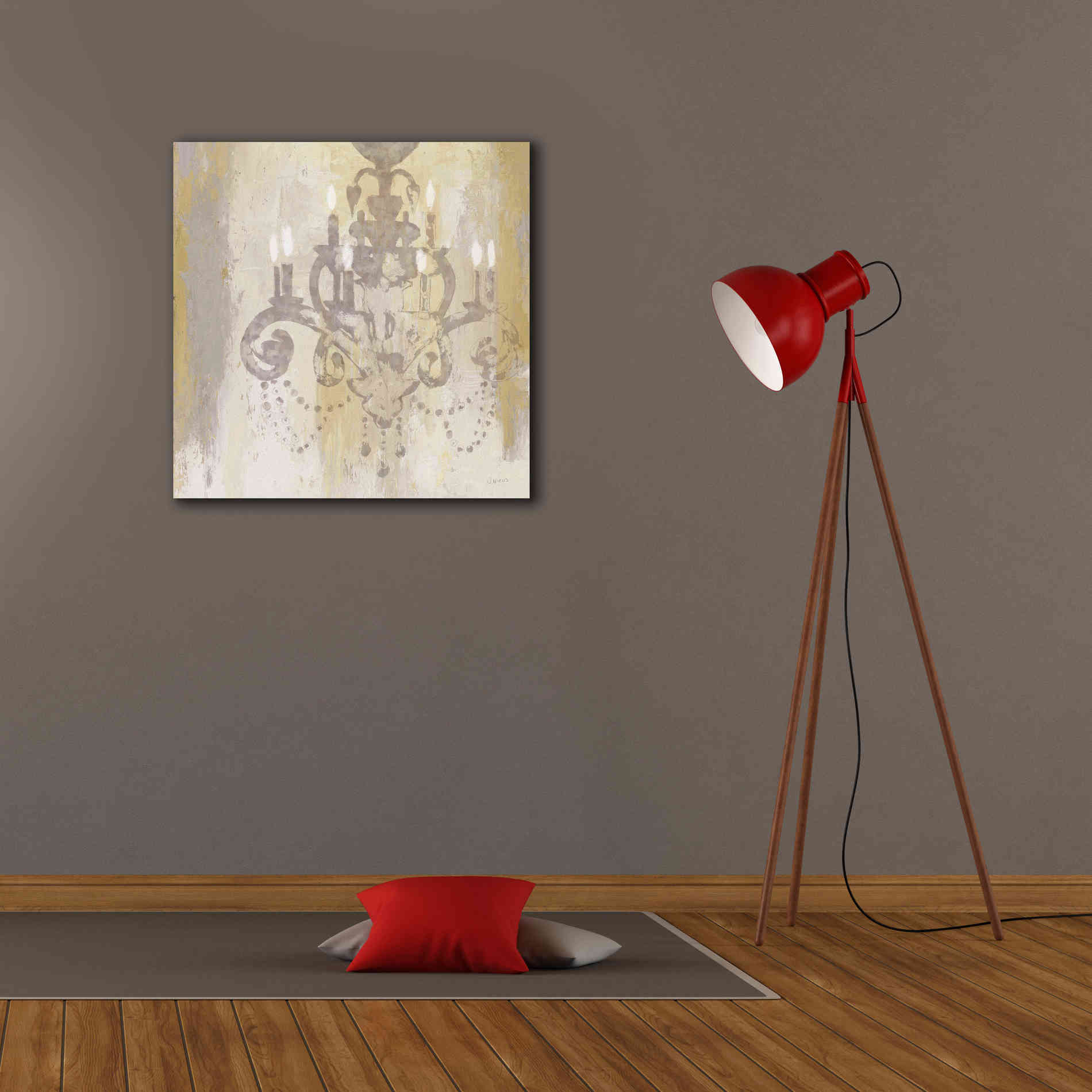 Epic Art 'Candelabra Gold II' by James Wiens, Canvas Wall Art,26 x 26
