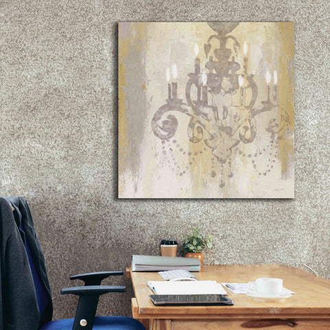 Image of Epic Art 'Candelabra Gold II' by James Wiens, Canvas Wall Art,37 x 37