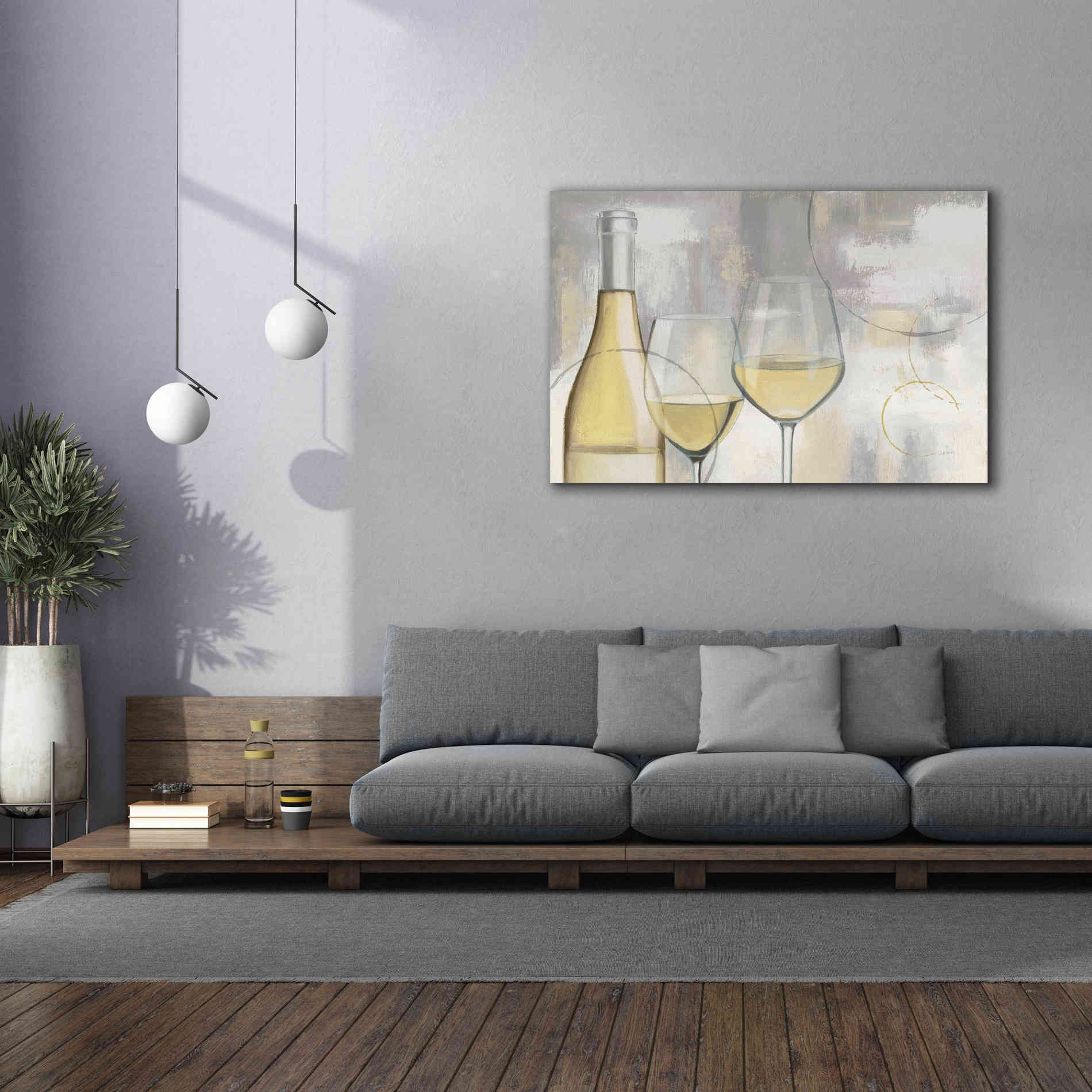 Epic Art 'Taste Appeal White I' by James Wiens, Canvas Wall Art,60 x 40