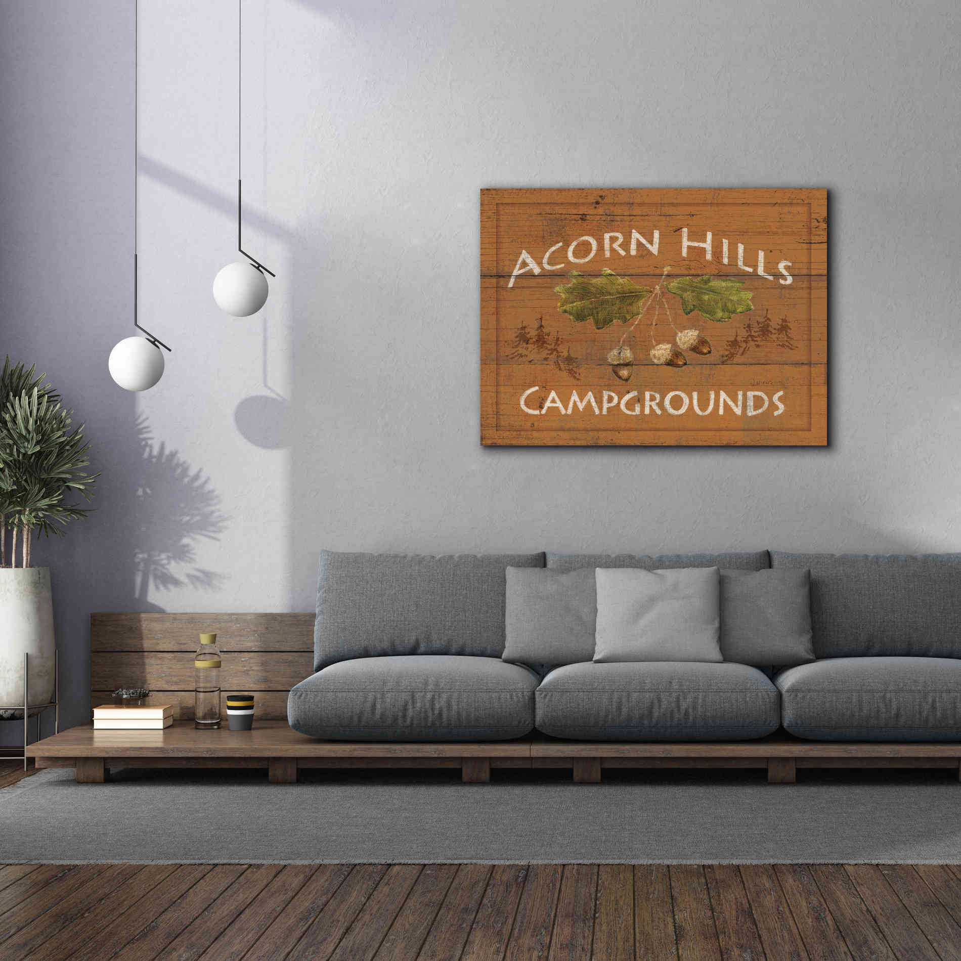Epic Art 'Lodge Signs I' by James Wiens, Canvas Wall Art,54 x 40