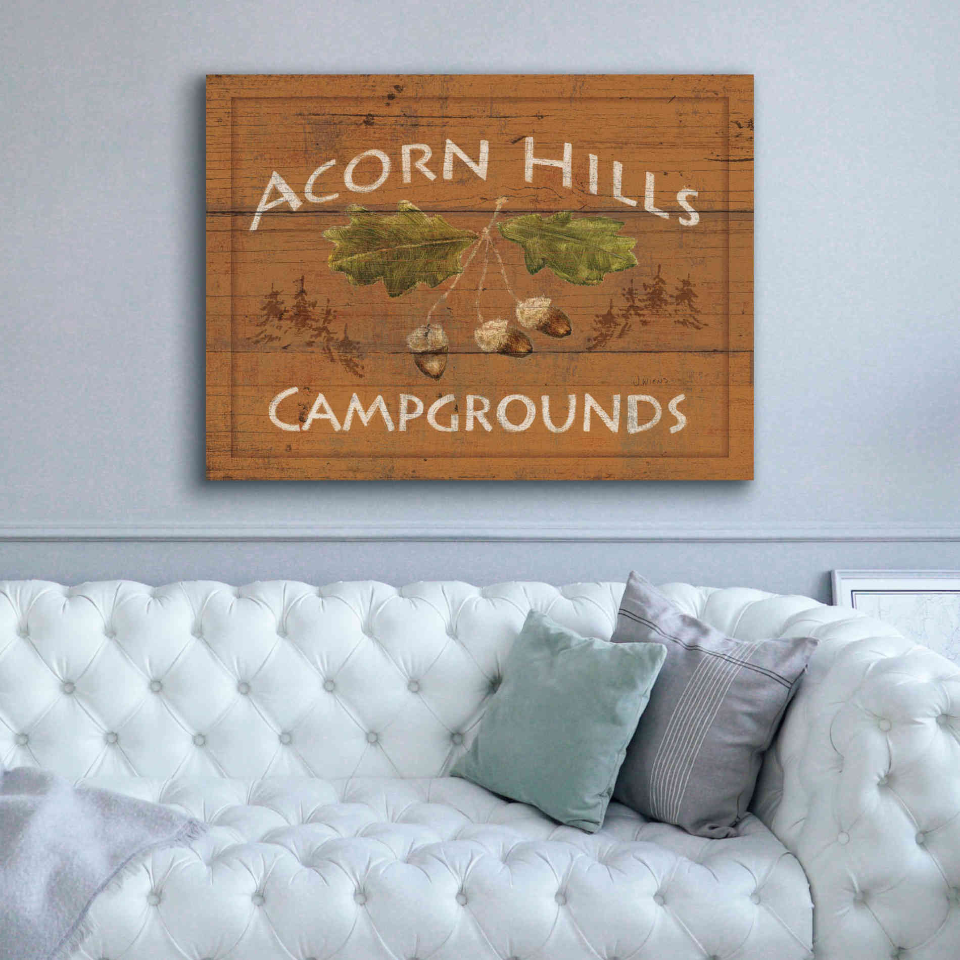 Epic Art 'Lodge Signs I' by James Wiens, Canvas Wall Art,54 x 40