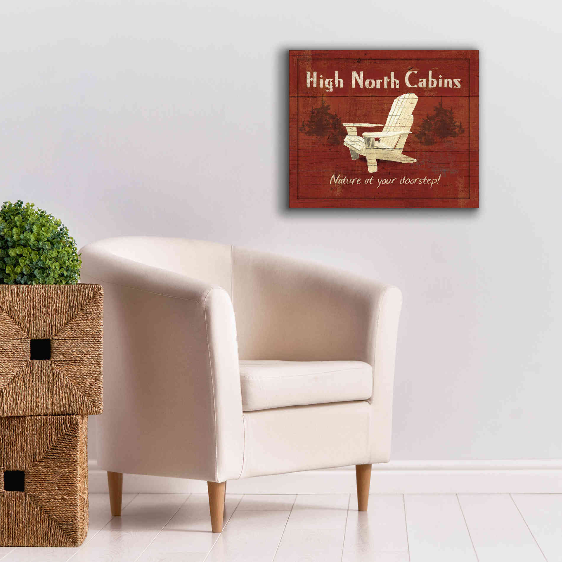 Epic Art 'Lodge Signs II' by James Wiens, Canvas Wall Art,24 x 20