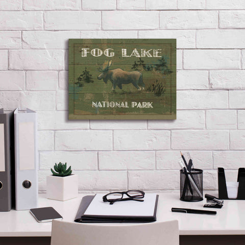 Image of Epic Art 'Lodge Signs VI' by James Wiens, Canvas Wall Art,16 x 12